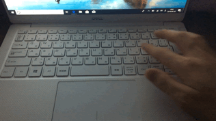 Dell XPS13 バックライト