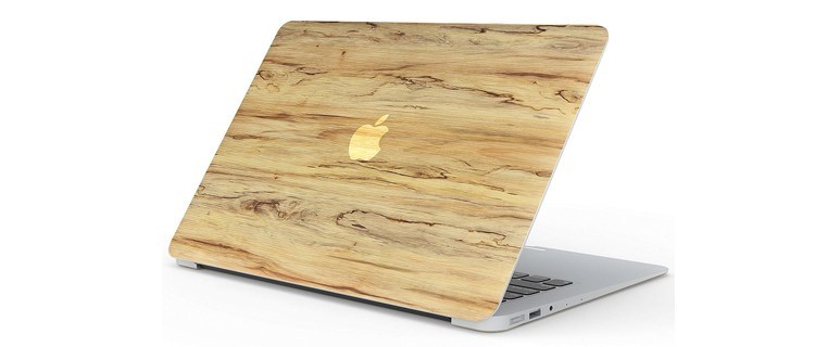 Mac Book スキンシール 木目柄