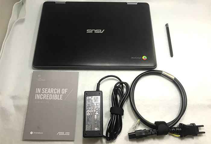 ASUS Chromebook C214MA 同梱物