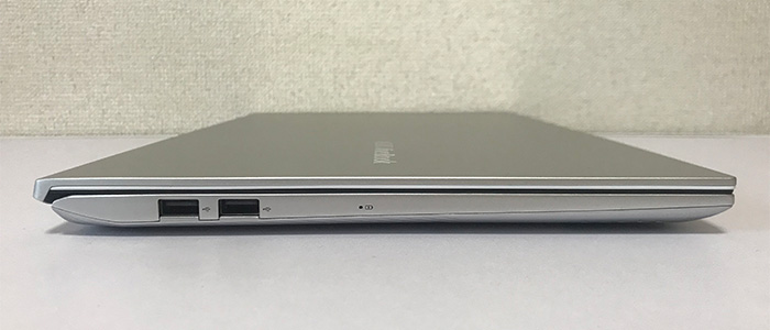 VivoBook S S531 左インターフェース