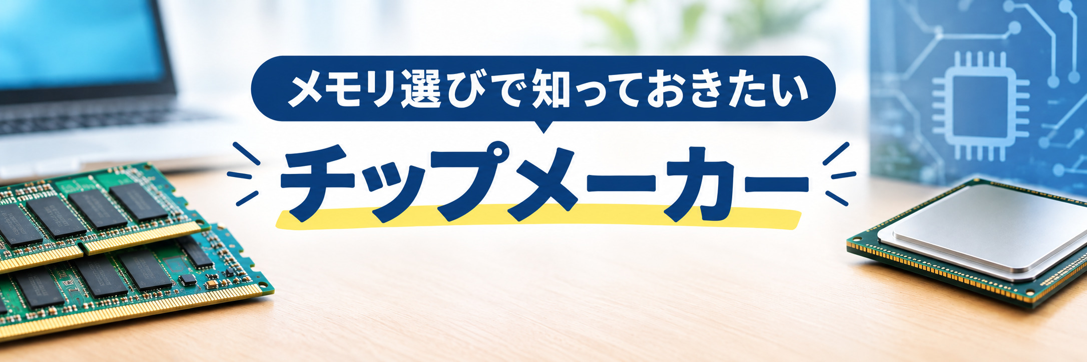 メモリ選びで知っておきたい「チップメーカー」の話