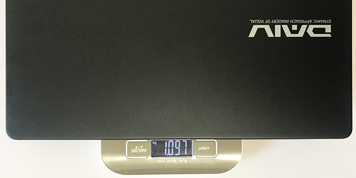 DAIV 4N 本体重量