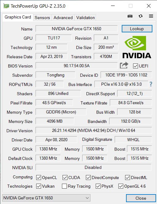 daiv5P GPU-Z