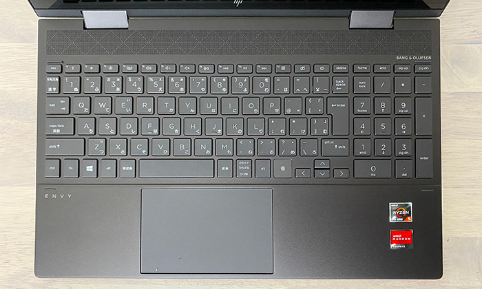 HP-ENVY-15eeのキーボード