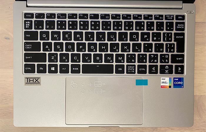 DAIV4Pのキーボード