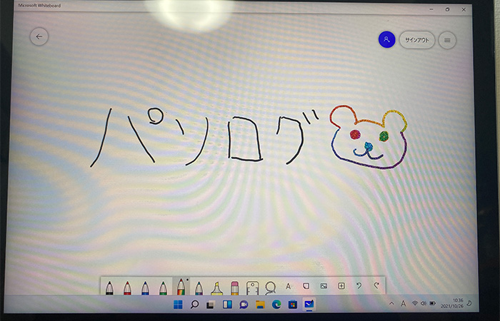 Surface Go3のタッチペン書き