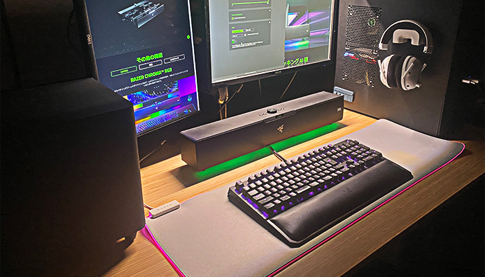 RAZER LEVIATHAN V2 PROを使ってみて