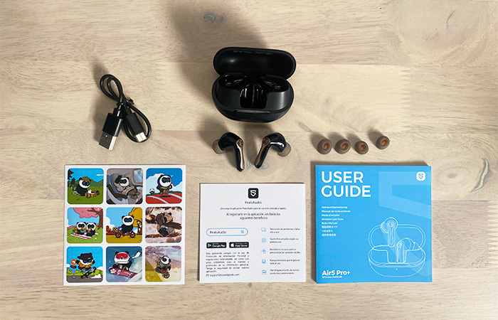 SOUNDPEATS Air5 Pro+の外観・同梱物