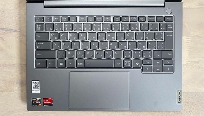 Lenovo ThinkBook 14 Gen 7 AMDのキーボードについて