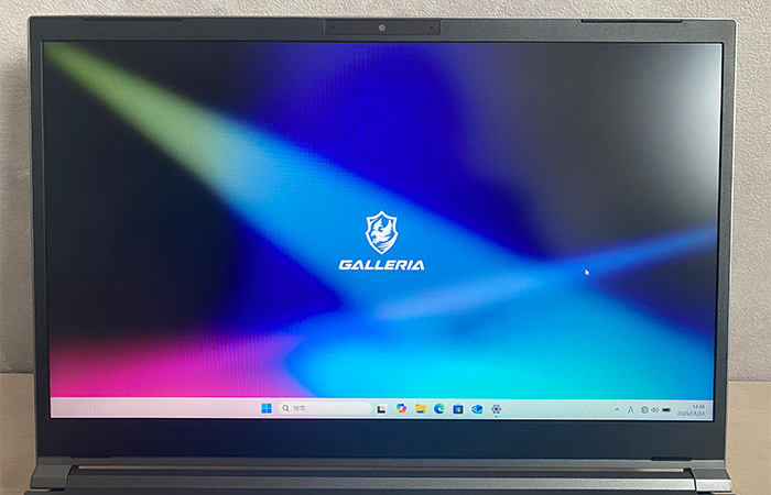 GALLERIA RL7C-R45-5Nの液晶